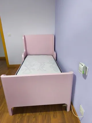 Cama Infantil Busunge color rosa