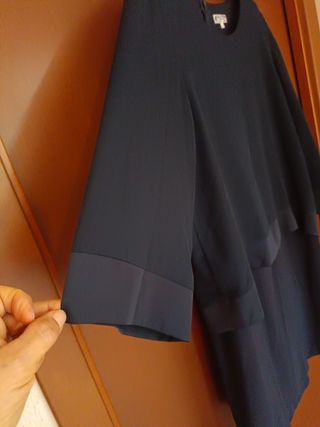 Massimo Dutti Abito Donna Blu Taglia L