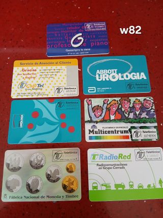 7 Carte Telefoniche Spagna