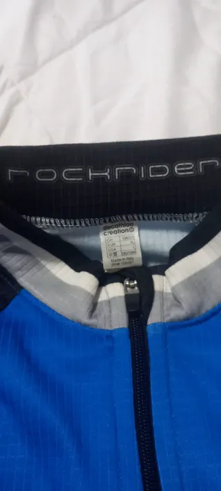 Maillot Ciclismo Rockrider Azul Negro