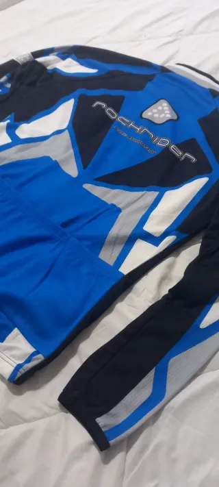 Maillot Ciclismo Rockrider Azul Negro
