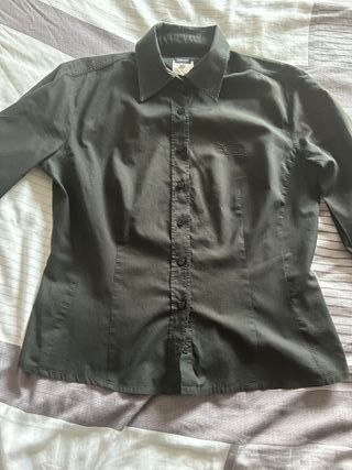Camisa Versace Sport Algodón Negra