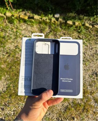 Funda iPhone 17 Pro Max Silicona Azul Medianoche