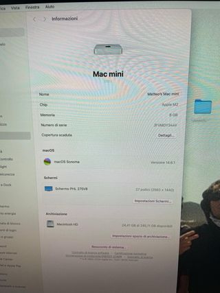 Apple Mac mini M2 Argento