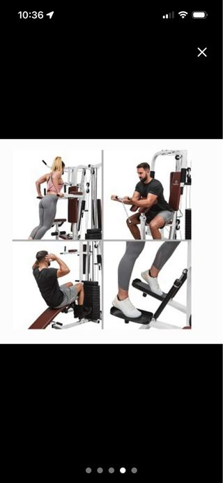 Máquina Musculación Klarfit 9000 Multifunción