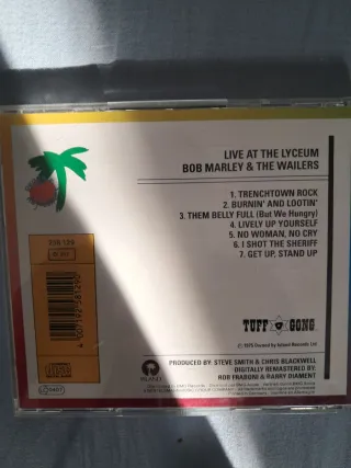 CD Bob Marley & The Wailers Live!