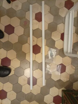 Estructura estantería 2 baldas y 2 barras