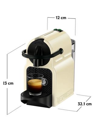 Cafetera Cápsulas Nespresso Inissia Blanca Delongh