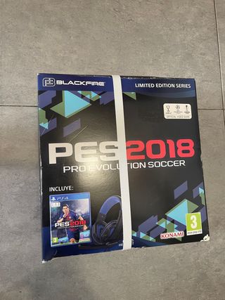 Juego ps4 pes con cascos edicion limitada
