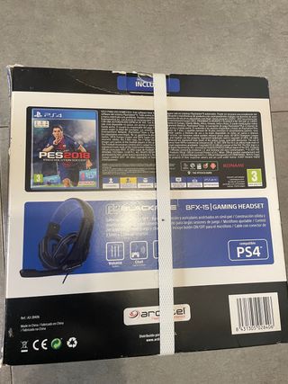 Juego ps4 pes con cascos edicion limitada