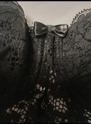 Corsé Lencero con Liguero Negro