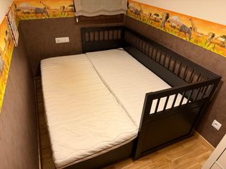 Cama nido Ikea madera 2 cajones + colchones