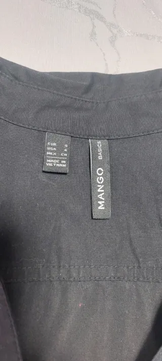 Vestido camisero negro