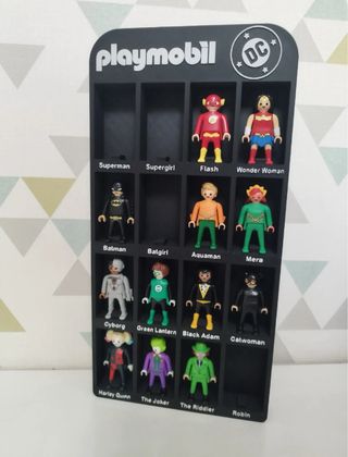 Expositor Figuras Playmobil DC KINDER