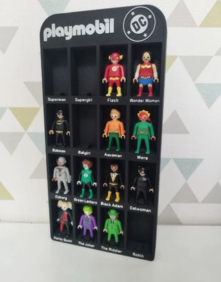 Expositor Figuras Playmobil DC KINDER