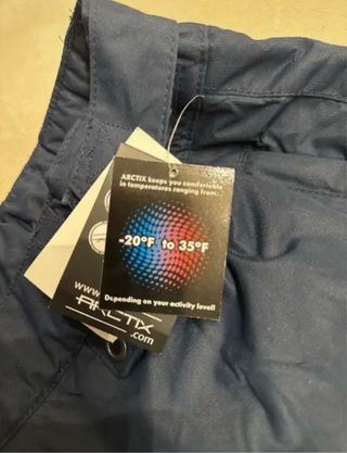 Pantaloni da neve blu curvy