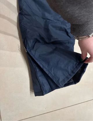 Pantaloni da neve blu curvy