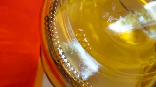 Caraffa Nido d'Ape vetro ambra anni 70 vintage