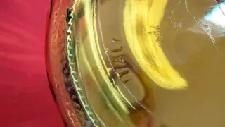 Caraffa Nido d'Ape vetro ambra anni 70 vintage