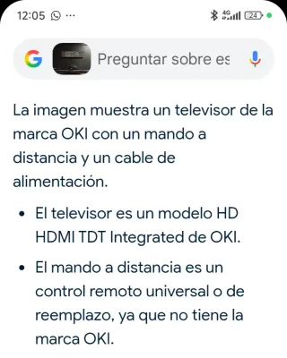 Monitor TV OKI con TDT Integrado