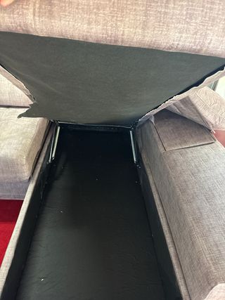 Sofá chaise longue tela