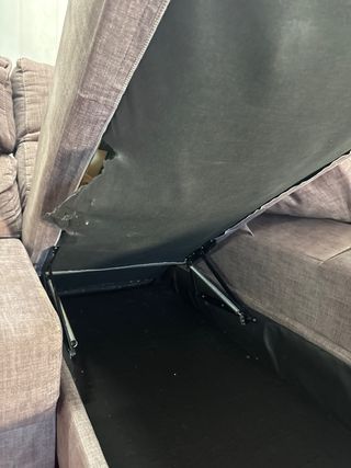 Sofá chaise longue tela