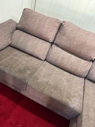 Sofá chaise longue tela