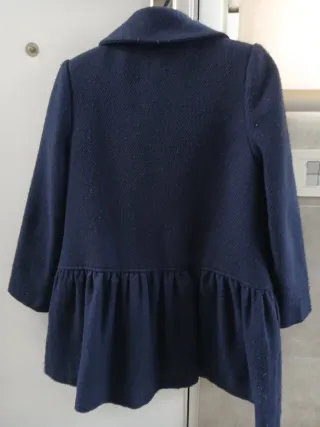 Abrigo lana niña talla 8