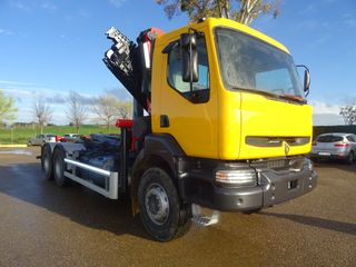 Renault KERAX 370-CAMIONES GANCHO+GRUA