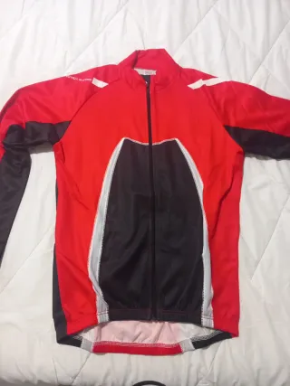Maillot Ciclismo Rojo y Negro