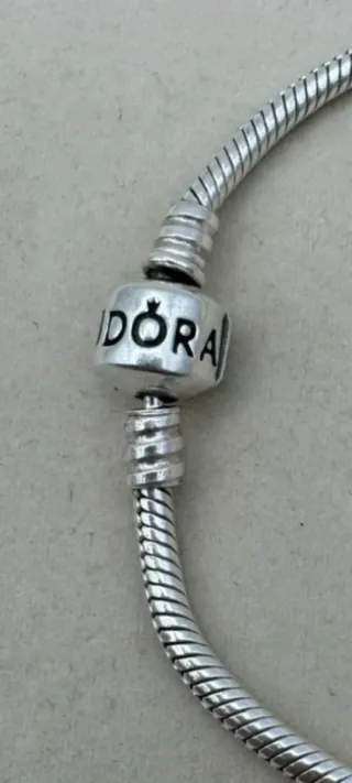 Pulsera Pandora Plata y Lila