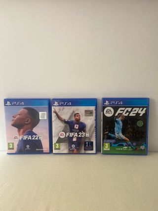 FIFA 22, FIFA 23, FIFA 24 per PlayStation 4