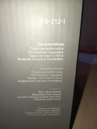 Freidora Saivod 1,2L FR-212-1