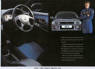 Subaru GC8 Asientos - panales de un Prodrive RB5