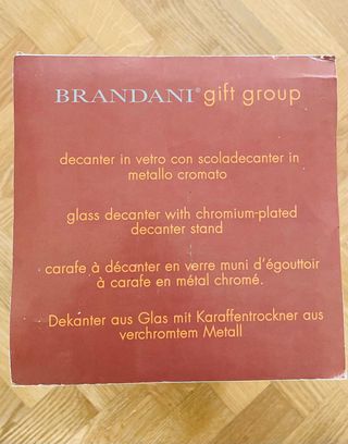Caraffa Brandani Gourmet in Vetro