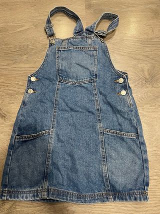 Vestido Peto Vaquero Azul