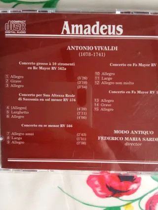 Concerti con molti strumenti di Vivaldi CD