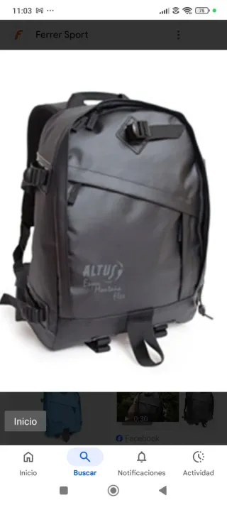 Zaino Altus da sci da montagna Flex, robusto e impermeabile