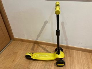 Patinete Sawyer ajustable Amarillo 3 Ruedas les