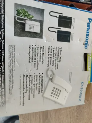 Teléfonos Alcatel y Panasonic