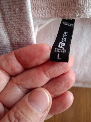 Tuta rosa con banda laterale