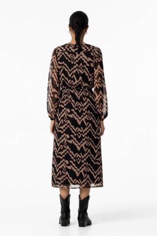 Vestido Tiffosi Midi Estampado Talla S