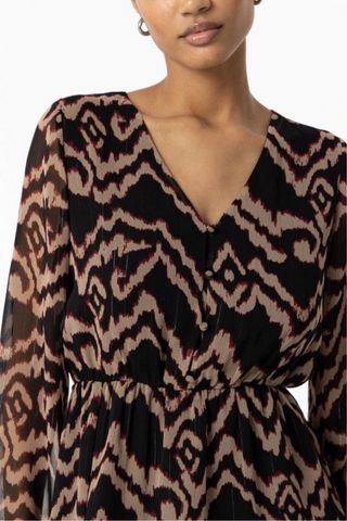 Vestido Tiffosi Midi Estampado Talla S