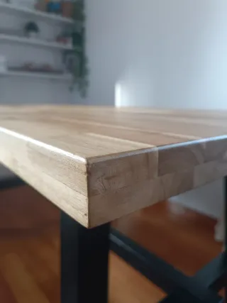 Mesa Comedor IKEA SKOGSTA 160cm Madera Negra