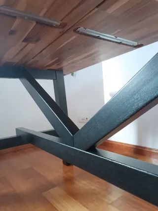 Mesa Comedor IKEA SKOGSTA 160cm Madera Negra