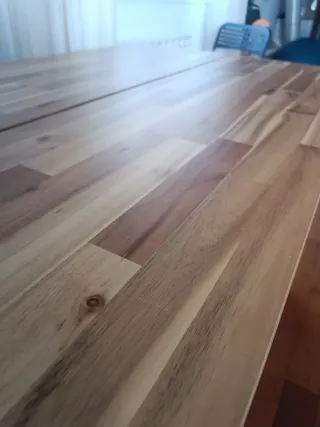 Mesa Comedor IKEA SKOGSTA 160cm Madera Negra