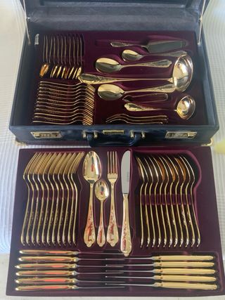 Set di posate Solingen Nivella 70 pezzi di lusso 24k