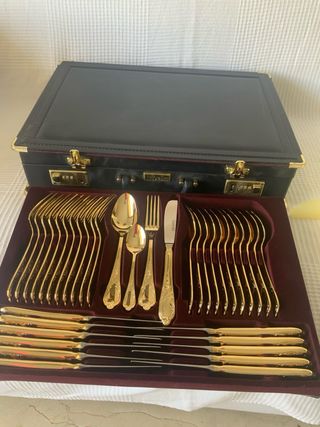 Set di posate Solingen Nivella 70 pezzi di lusso 24k