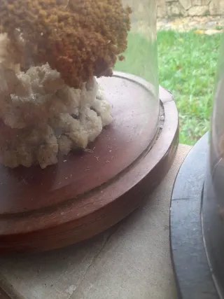 2 Urnas de Cristal Antiguas