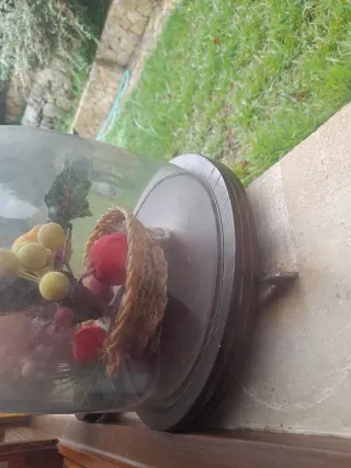 2 Urnas de Cristal Antiguas